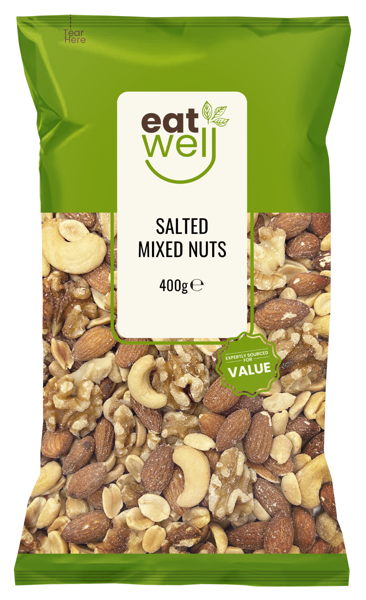 Eat Well Salted Mixed Nuts 400g