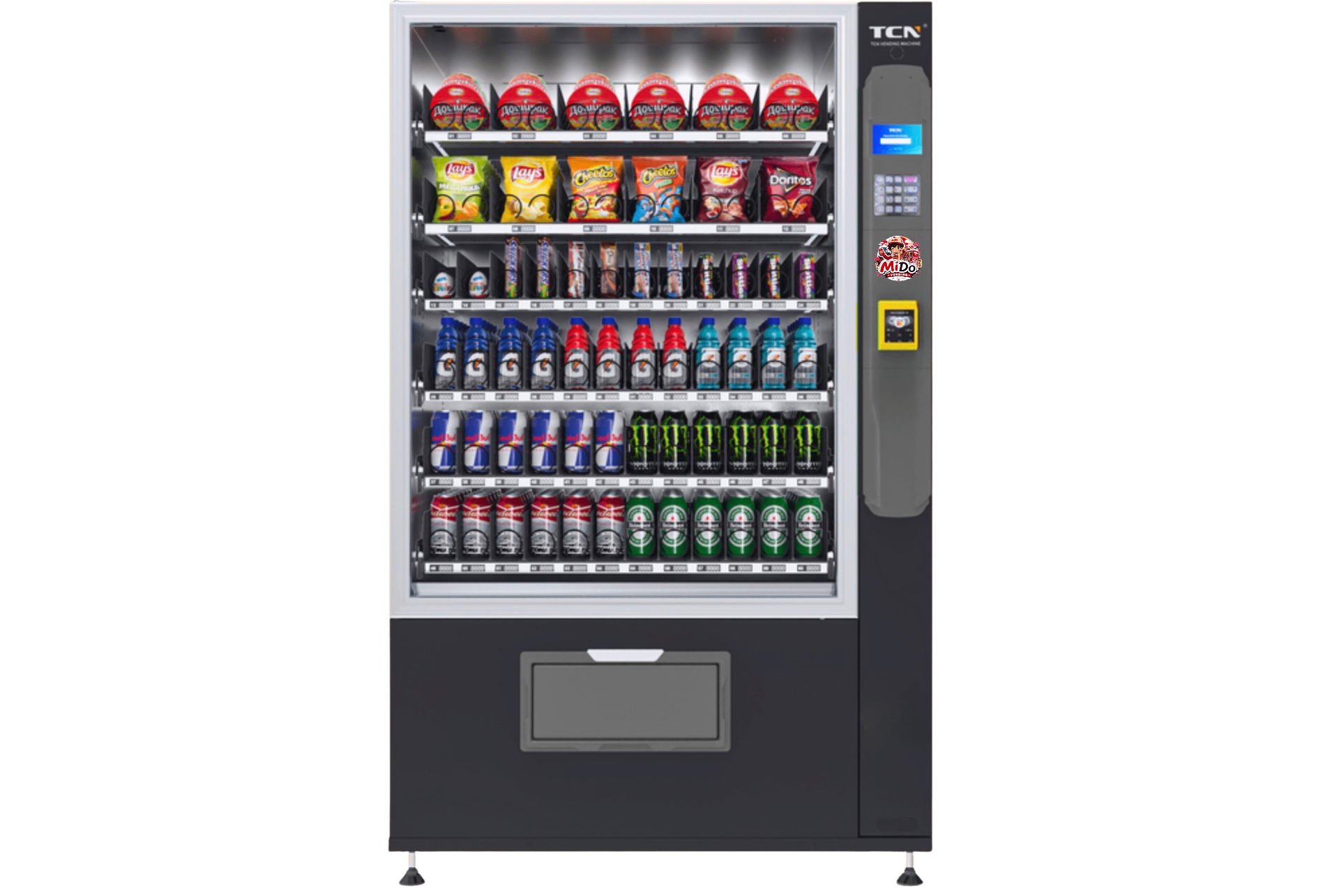 MIDOTCN12G Extra Wide Combo vending machine