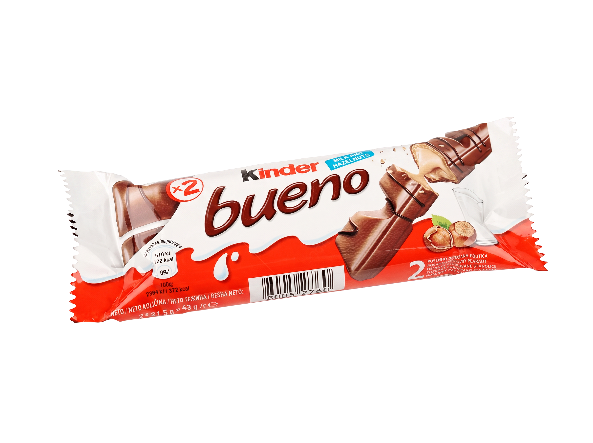Kinder Bueno Milk and Hazelnuts